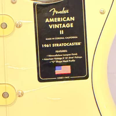 Fender American Vintage II '61 Stratocaster 2023 Olympic White image 2