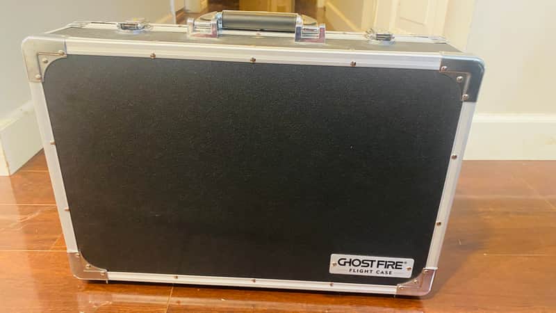 GhostFire T-EC8 guitar multi-effect pedal case 17.9x11.6x4.2” 2026 - Black with Aluminum Alloy sides image 1