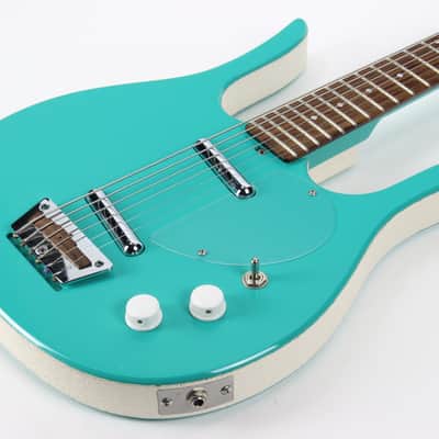 1995 Jerry Jones Neptune Longhorn Baritone Bass VI 6-String Guitar - SEA FOAM GREEN! image 20