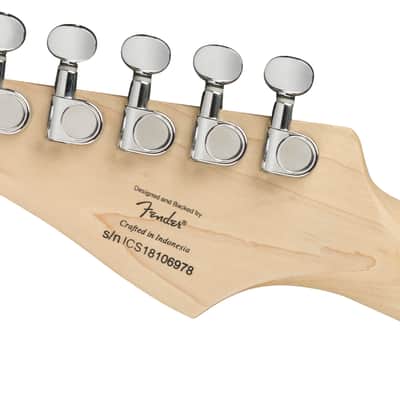 Squier Mini Stratocaster Laurel FB White Pickguard Black image 6