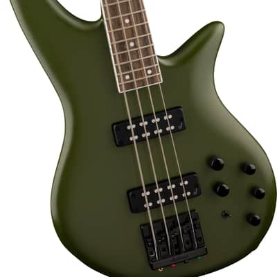 Jackson X Series Spectra Bass SBX IV Bass Guitar, Matte Army Drab image 2
