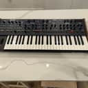 Sequential OB-6 49-Key 6-Voice Polyphonic Synthesizer Black with Wood Sides and Decksaver cover