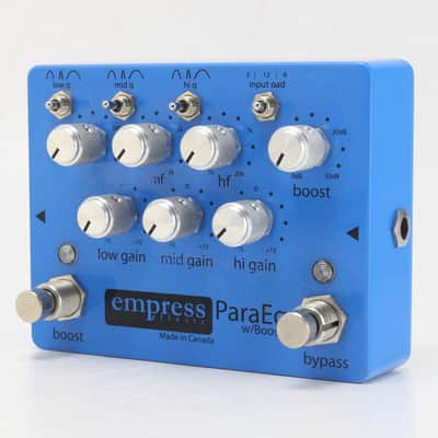 ギター empress Effects / ParaEQ w/Boost Empress Effects ParaEq w/ Boost - Clean Guitar - YouTube