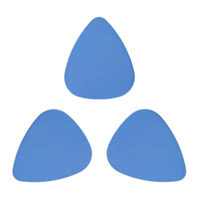 Delrin Sky Blue Guitar Or Bass Pick - .96 mm Heavy Gauge - 351 Shape - 1 Pack New image 2