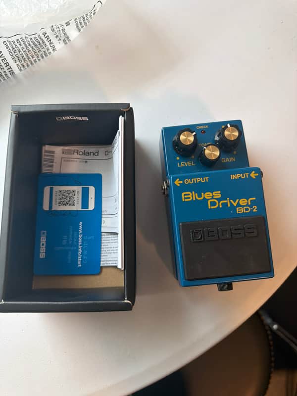 Boss BD-2 Blues Driver (Silver Label) 1995 - Present - Blue image 1