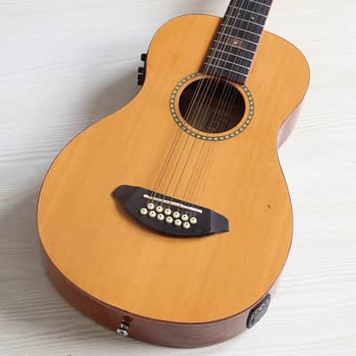 12 String Acoustic Electric Guitar 36 Inch, Laminated Spruce Top Body, Okoume Wood Neck image 2