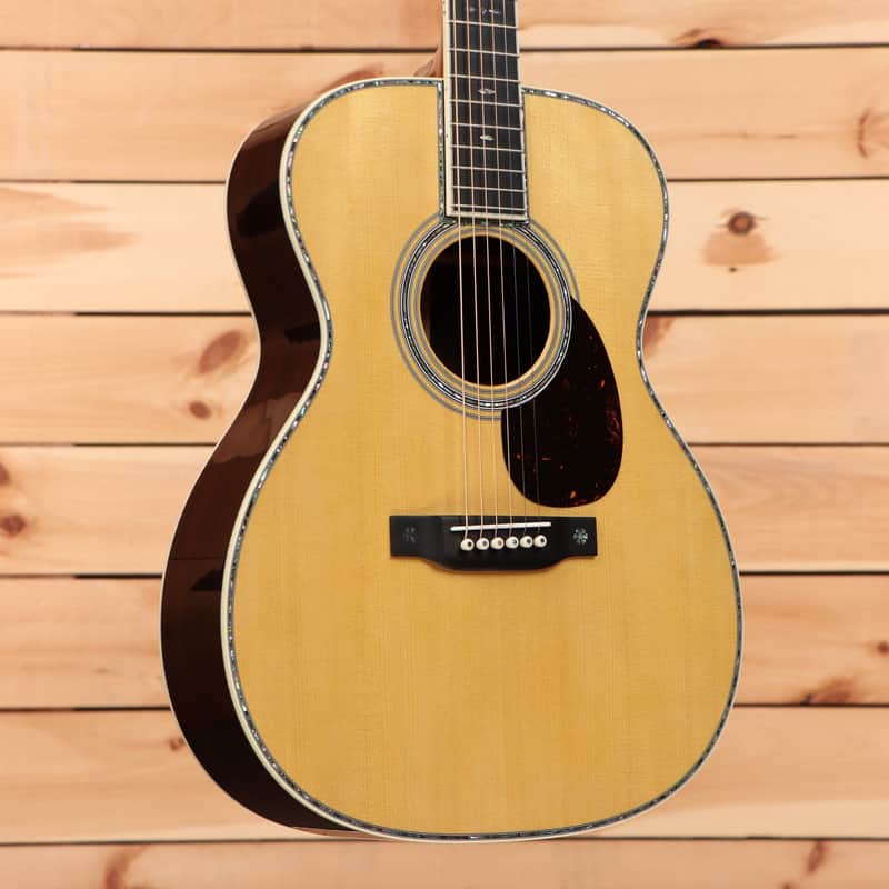 Martin OM-42 - Natural - 2793581 - PLEK'd image 1