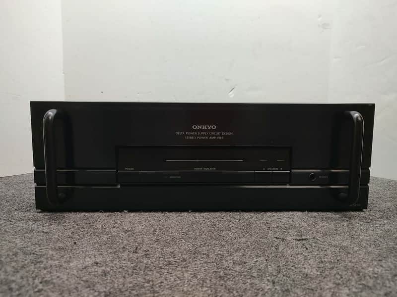 Onkyo M-5200 100-150 Watts Power Amplifier 2010's - Black image 1