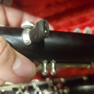 1974 Buffet Crampon R13 Bb Clarinet--White Leather Overhaul! image 13
