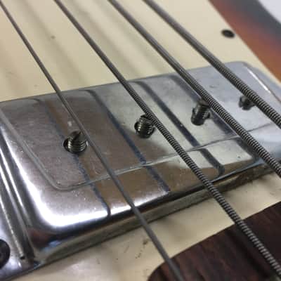Vintage Aria 1820 1820T  1970's Sunburst MIJ Japan Shortscale Short Scale Offset Bass Guitar image 17