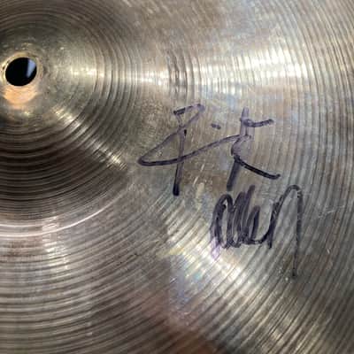 Zildjian - Rick Allen's Def Leppard, 13" New Beat Hi Hat Bottom Trigger (RA #4003) SIGNED!! image 9