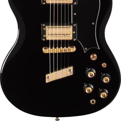 Guild Polara Kim Thayil Electric Guitar, Black image 1
