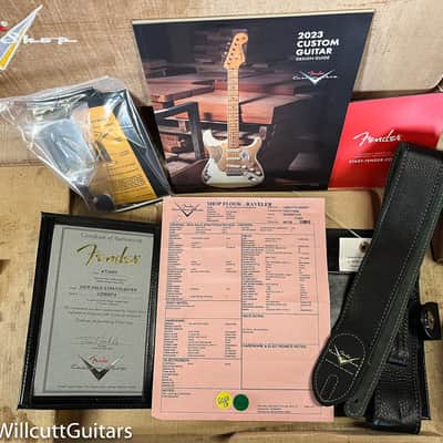 Fender Custom Shop Dick Dale Stratocaster Rosewood Fingerboard Chartreuse Sparkle (574) image 8