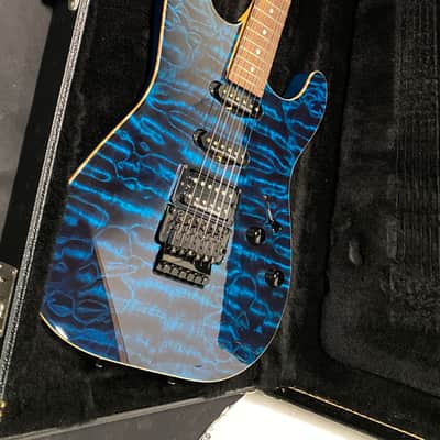 2013 Schecter USA Custom Shop CET Black Ocean HSS image 1