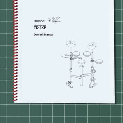 Roland TD-4KP — Owner’s Manual User Guide Instructions — 54 Pages — USA Made