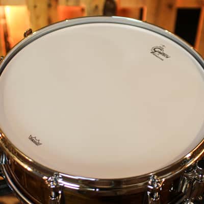 Gretsch 5x14 USA Custom Gloss Antique Maple Lacquer Snare Drum image 4