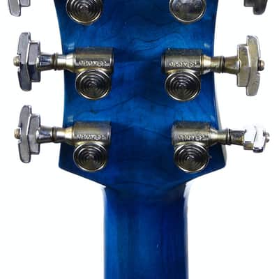 1980 BC Rich USA Mockingbird Transparent Blue Flamed Maple w Original Case image 12
