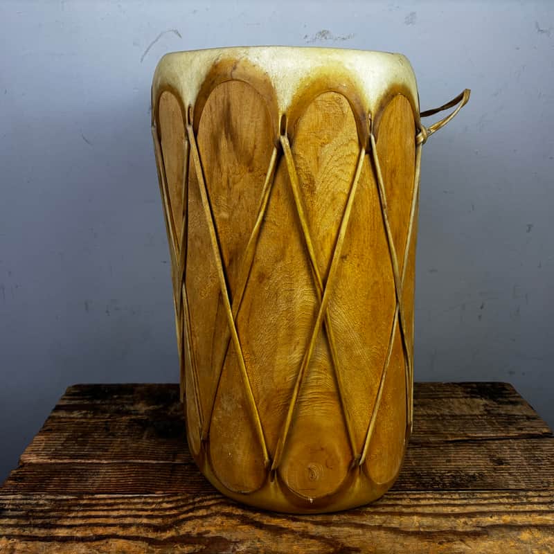 Handmade Taos-Style Powwow Drum - 11” image 1