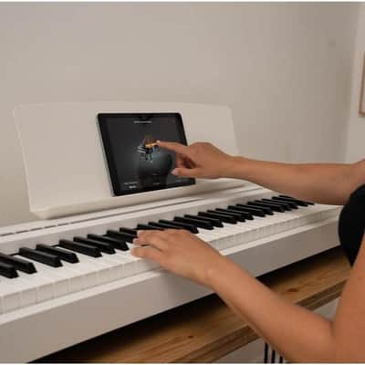 Kawai ES120 88-Key Portable Digital Piano with Responsive Hammer Compact Action and Built-in Speaker System and Bluetooth MIDI, Light Gray image 3