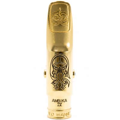 Theo Wanne AMBIKA4 Gold 6* Metal Tenor Saxophone Mouthpiece image 1