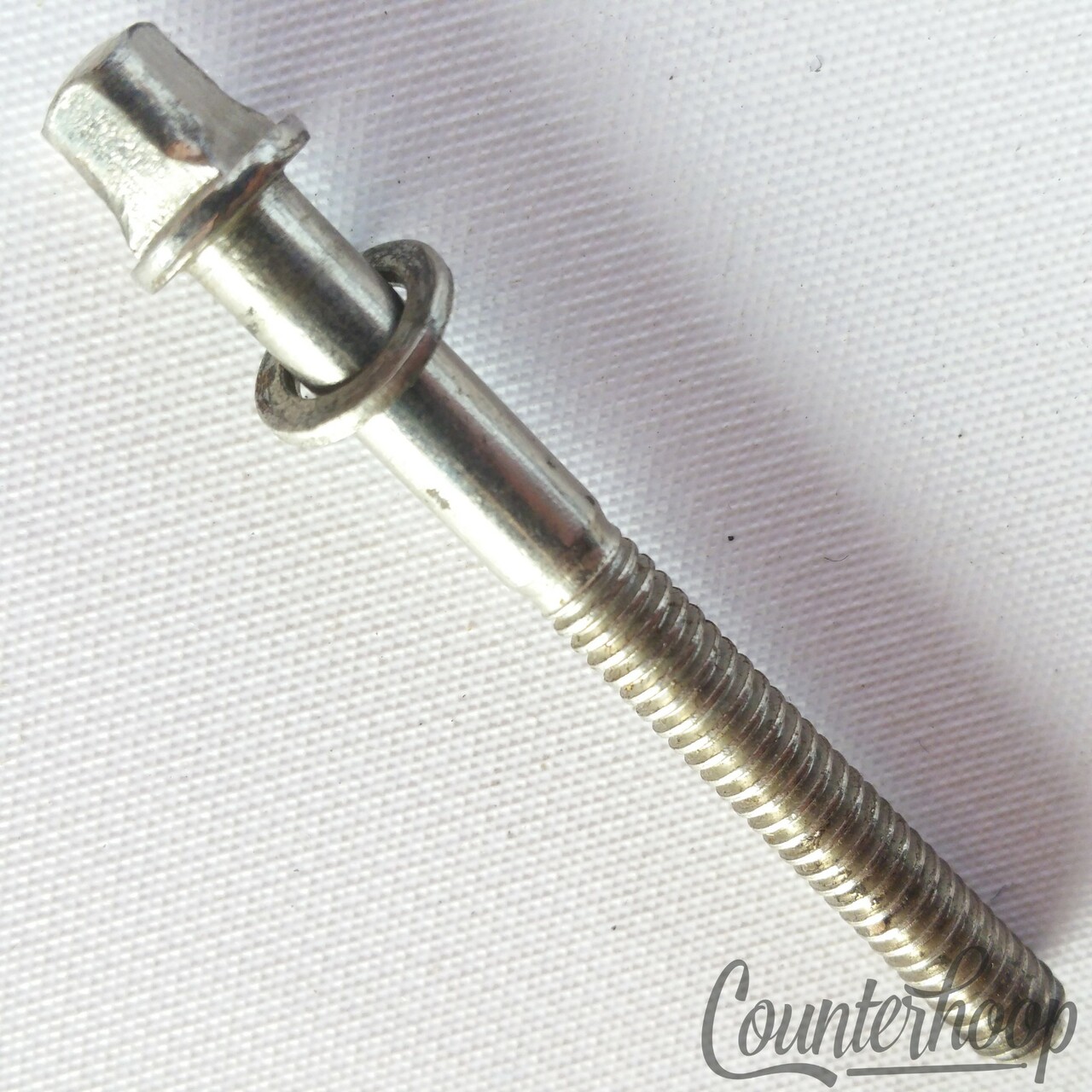 Slingerland 1x 2" T-Rod Radio King Snare Drum 40s Tensioner Tom Nickel Plating — main photograph