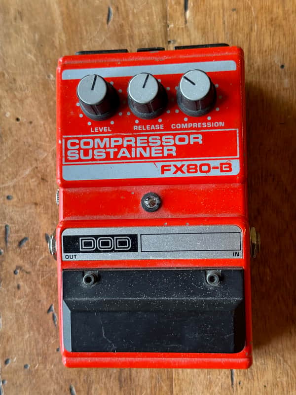 DOD Compressor Sustainer FX80B 1985 - 1996 - Red image 1