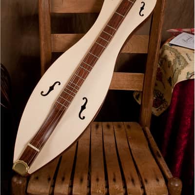 Roosebeck DMDS4 Emma Mountain Dulcimer 4-String Vaulted Fretboard Spruce F-Holes w/Pick, Noter & Owner's Guide image 4