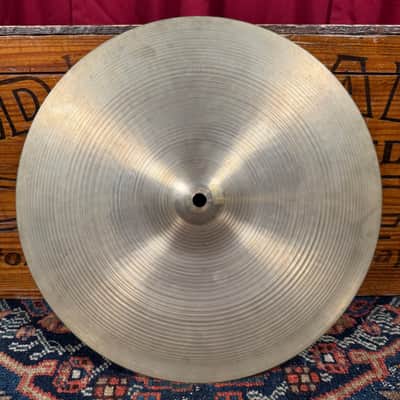 Rare 14" Zilco Flange Hi-Hat Cymbal Pair 638g/744g Azco Canada *Video Demo* image 9