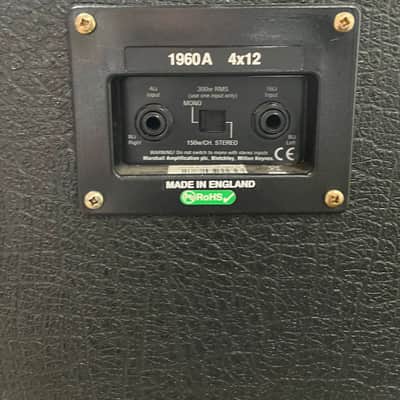 Marshall JCM 900 Lead Series Model 1960A 4x12" Angled Guitar Speaker Cabinet 1990 - 2003 - Black image 2