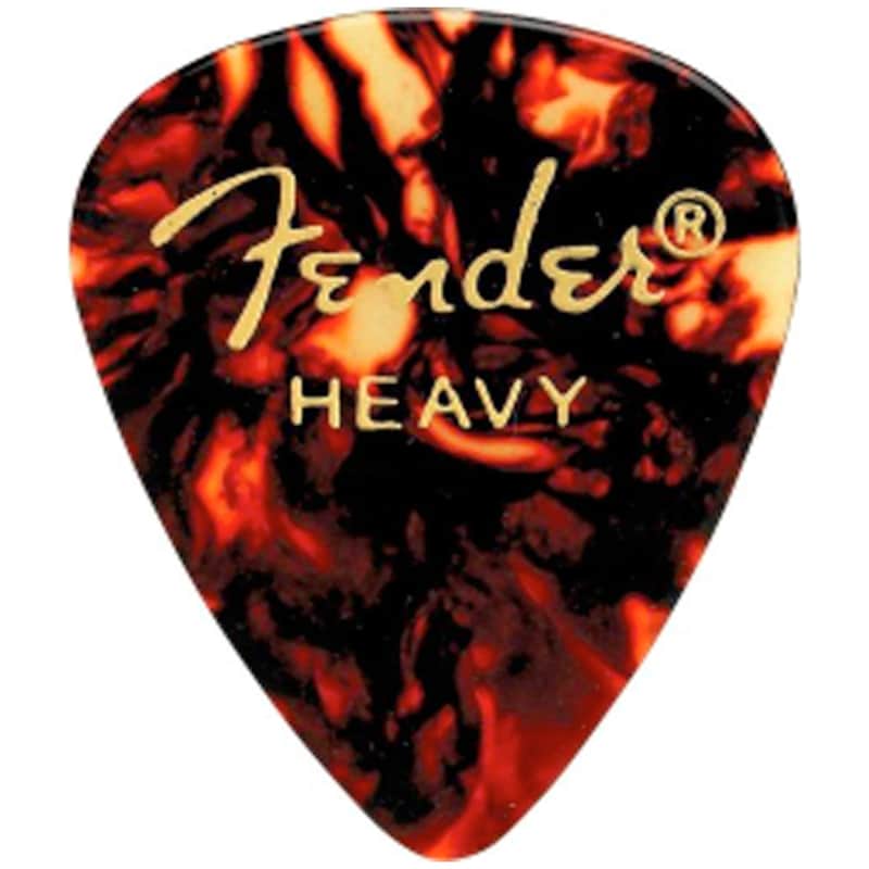 Fender 351 Shape Picks Classic Shell Heavy Package of 12 image 2