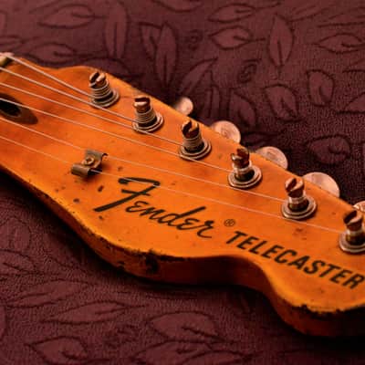 American Fender Custom Telecaster 2017 Magenta Sparkle Heavy Relic Lindy Fralins image 24