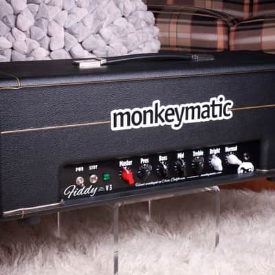 Monkeymatic Fiddy V3 50 watt custom tube head hand build image 3