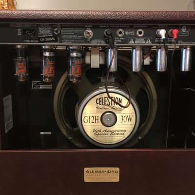 Fender Princeton Reverb (Alessandro) Bordeaux Red image 7