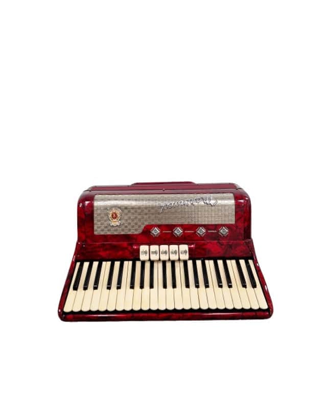 Marinucci 120 - Accordion - Red - Refurbished w/ Hard Case image 1