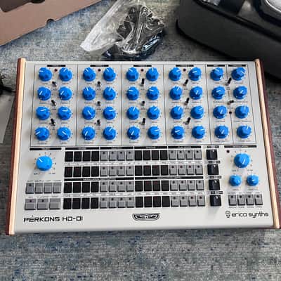 Erica Synths Perkons HD-01 drum synth Limited Edition GREY w/ Gator bag image 12