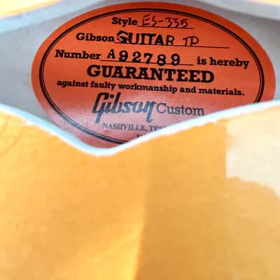 Gibson Custom Shop Murphy Lab '59 ES-335 Reissue Ultra Heavy Aged 2022 - Natural image 8