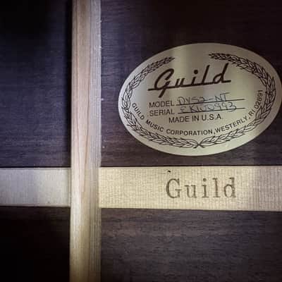 Guild USA DV-52 NT 1992 - 2001 - Natural Satin image 12