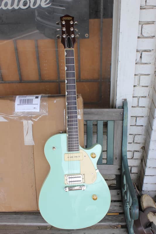 Gretsch G2215-P90 STREAMLINER™ JUNIOR JET Mint Metallic image 1