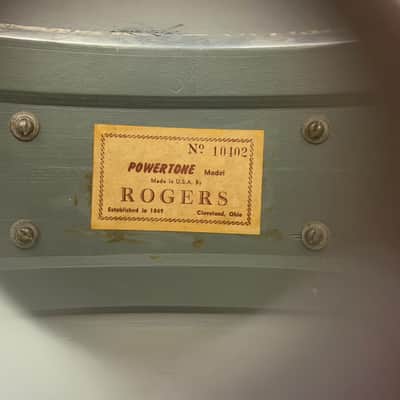 Rogers 20/12/14/16/5x14" Cleveland-Era Holiday Drum Set - White Marine Pearl image 17