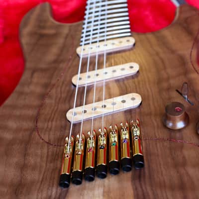 GB Liuteria Custom Petra 7 string fanned fibonacci series edition image 8