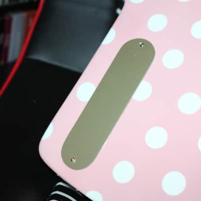 Xeno Guitars "Sweet Little Sixteen" Explorer-Shape, Pink Polka Dot image 16