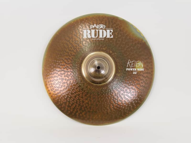 Paiste 22" RUDE "The Reign" Dave Lombardo Signature Power Ride Cymbal image 2