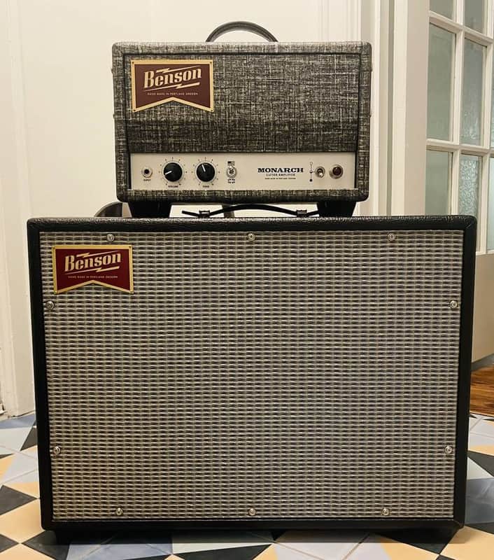 Benson Amps Monarch Head and Cabinet - Night Moves/Black Tolex image 1