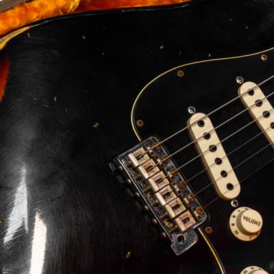 Fender CS 62/63 Dual-Mag II Strat Relic RW Limited 2020 - ABLK/3STB image 4