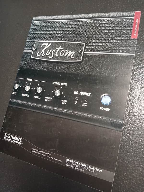 Kustom 2011 Full Color Catalog Mint! 2011 - Multicolor image 1
