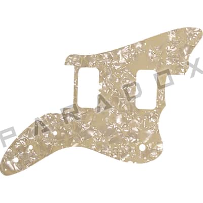 Custom Pickguard For 2000 - 2004 Made in China Squier Jagmaster - Cream Pearl/Cream/Black/Cream .090"