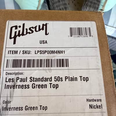 Gibson Les Paul Standard '50s Plain Top 2025 - Inverness Green image 21