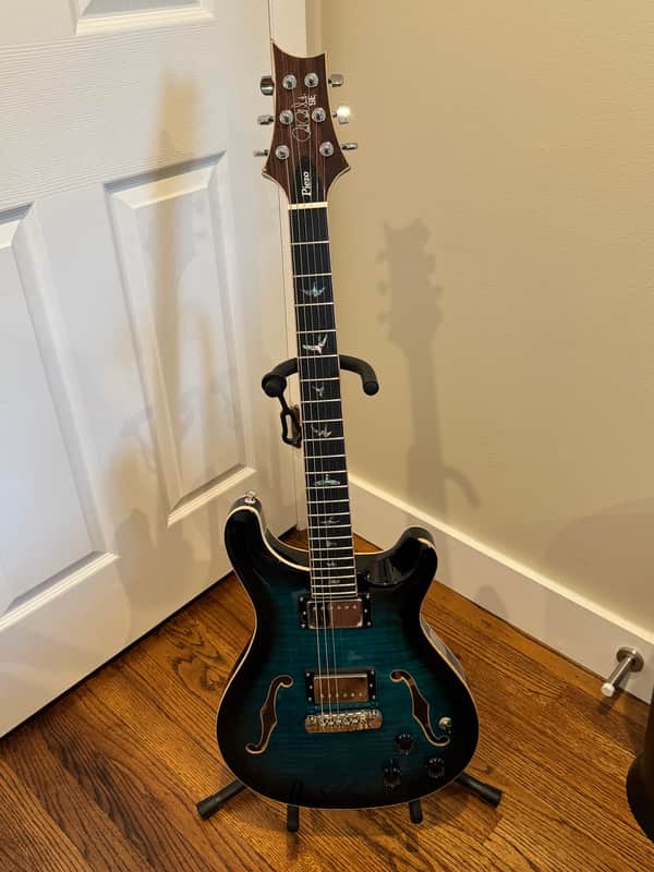 PRS SE Hollowbody II Piezo 2020 - Present Peacock Blue image 1