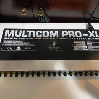 Behringer Multicom Pro-XL MDX4600 4-Channel Audio Interactive Dynamics Processor 2010s - Black / Silver image 3