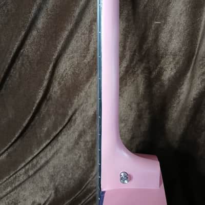 38" LOVELY FLORAL HAND-PAINTED PINK CLASSICAL GUITAR image 23